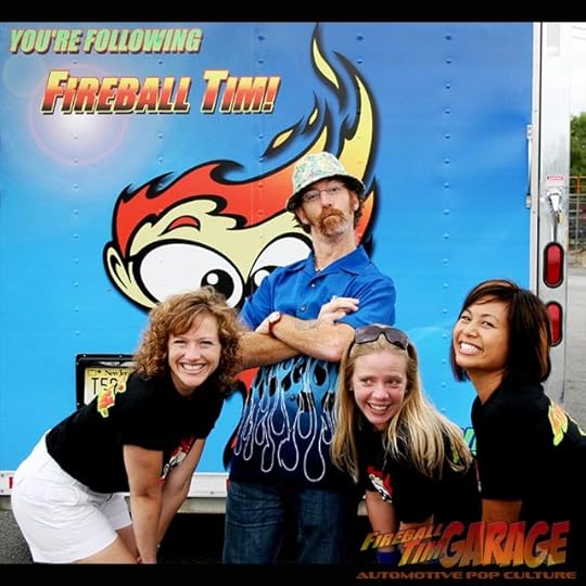 Mini Takes the States Automotive Pop Culture Car Art by Fireball Tim Garage