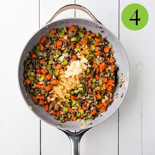 Step 4 of Vegetable Stuffing