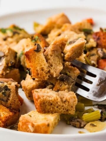 Close Up Of Vegetable Stuffing