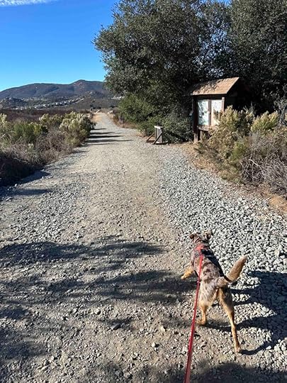 trail and map at San Dieguito River Park Trail - Rancho Bernardo