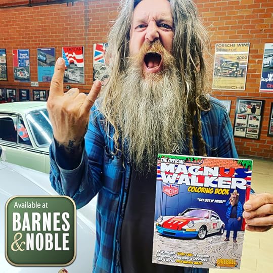 Magnus Walker Coloring Book Fireball Tim Garage is Automotive Pop Culture Cars