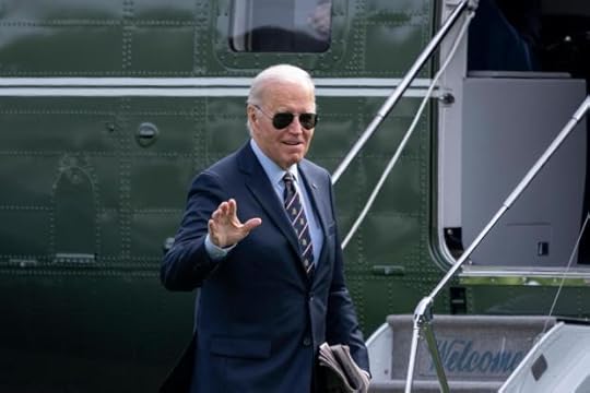 President Joe Biden walks from Marine One