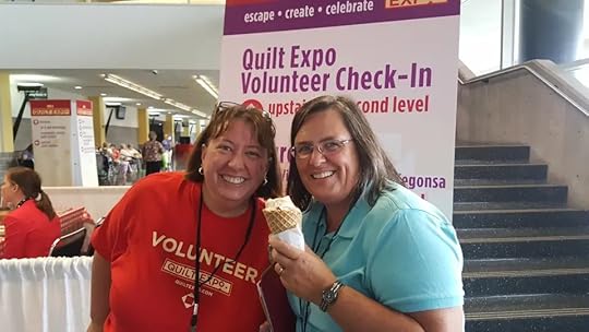 Ann and Cheryl Karl at The Great Wisconsin Quilt Show