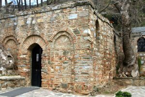 Stone house in Ephesus believed to be the final home of Jesus' mother Mary after the Nativity