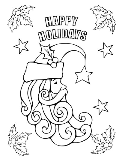 Happy-holidays-santa-coloring-page