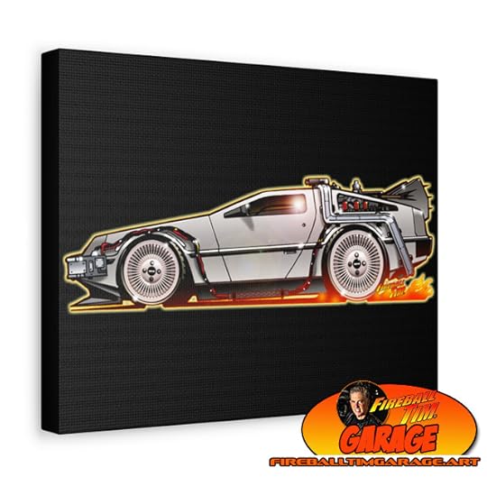 Delorean Tim Machine Fireball Tim Garage is Automotive Pop Culture Cars