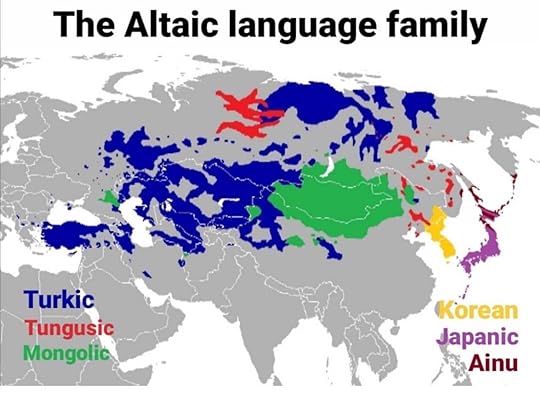 Language Family Map - Kenjutaku