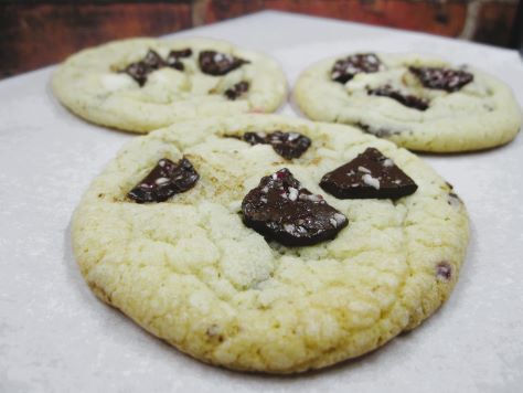 Bready or Not Original: White Chocolate-Peppermint Bark Cookies