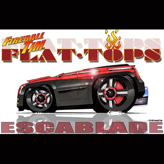 Fireball Escablade Automotive Pop Culture Car Art by Fireball Tim Garage