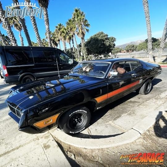 Ford Torino Automotive Pop Culture Car Art by Fireball Tim Garage