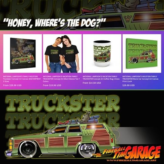 Automotive Pop Culture Car Art by Fireball Tim Garage