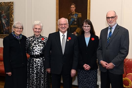 Lorraine Baxter; Her Honour, Mrs. Patsy LeBlanc; His Honour, The Honourable Arthur J. LeBlanc, Lieutenant Governor of Nova Scotia; Sarah Emsley; and John Baxter. Photo by Michael Creagen.