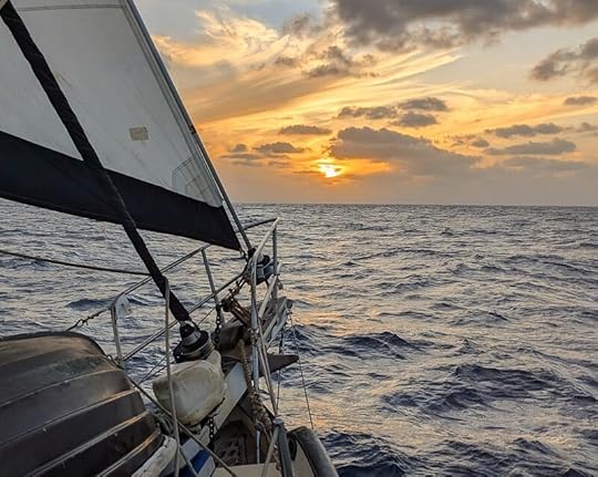 Third offshore sunset