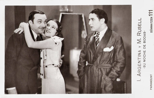 Imperio Argentina, Manuel Russell and Pepe Romeu in Su noche de bodas (1931)