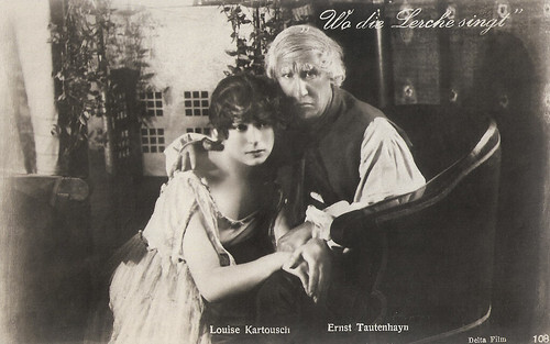 Louise Kartousch and Ernst Tautenhayn in Wo die Lerche singt (1918)