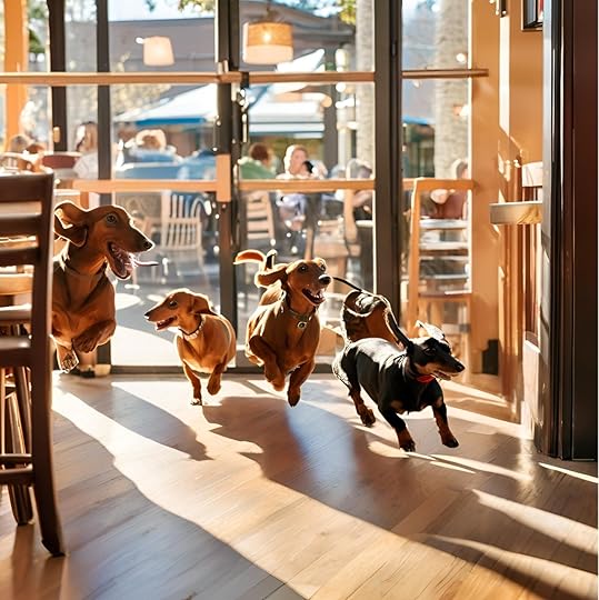 May be an image of 2 people and dog