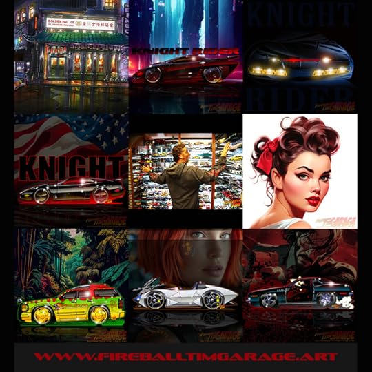 Fireball Tim Garage Automotive Pop Culture Cars
