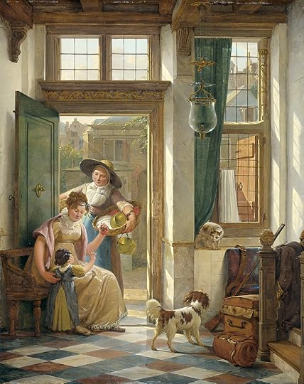 Venditore di ciliege alla porta