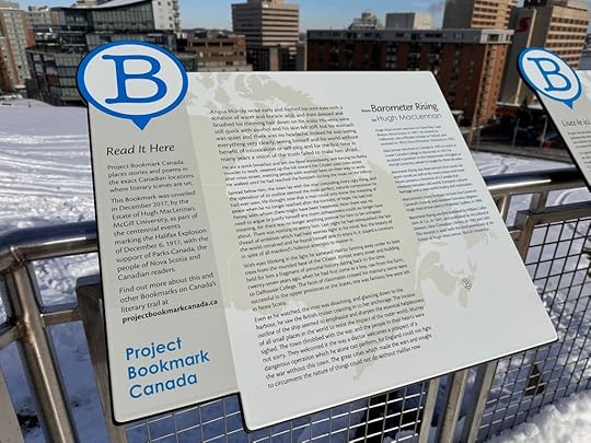 Project Bookmark plaque (in English) for Barometer Rising