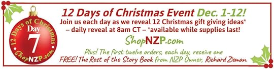 ShopNZP 12 Days of Christmas Celebration Dec. 1-12, 2024 - Day 7 Banner