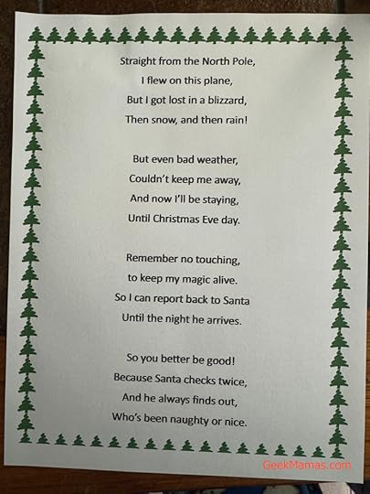 late elf return letter