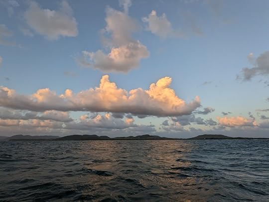 Rounding the southern most point of Martinique