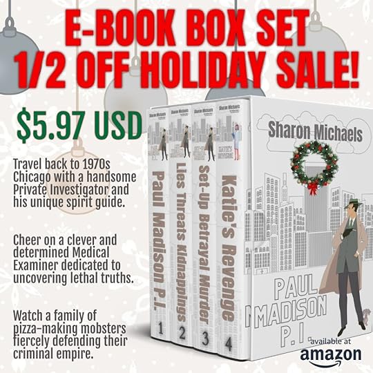 Paul Madison PI cozy mystery from Sharon Michaels is 1/2 the regular e-book box set price.