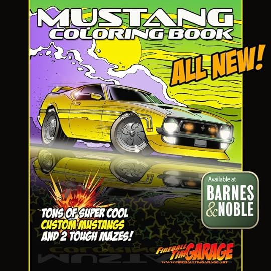 Mustang Coloring Book