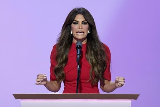 Kimberly Guilfoyle speaks during the Republican National Convention, July 17, 2024, in Milwaukee. (AP Photo/J. Scott Applewhite)