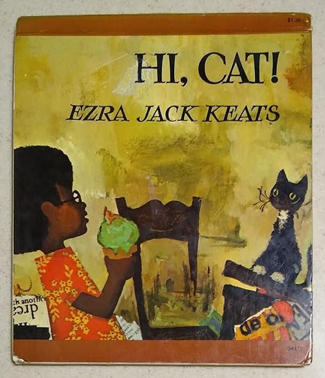 repaired book cover: torn part of cover coloured in to disguise the hole