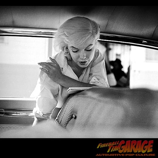 Marilyn Monroe Fireball Tim Garage Automotive Pop Culture Cars