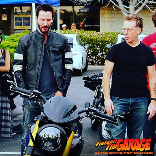 Keanu Reeves Fireball Tim Garage Automotive Pop Culture Cars