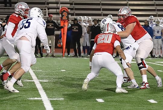 Carmel’s Jackson Lloyd and Hiroki Cole bring down Acalanes’ Joshua...