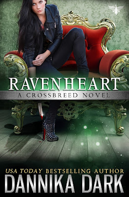 Beautiful black-haired woman sitting on a red and gold chair with a bloody dagger in her hand