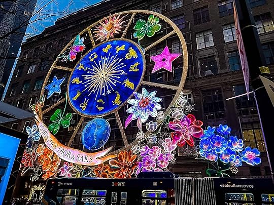 The Saks Lightshow is a real highlight, and not just because of all the lights - New York City, USA.