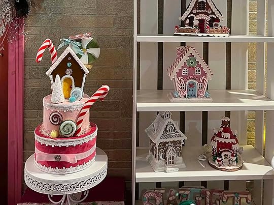 Christmas store on several floors - Christmas in New York City, USA.