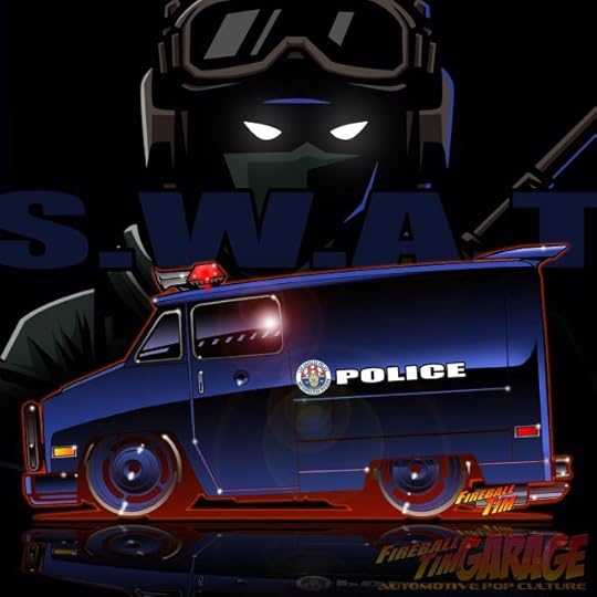 Swat Van Fireball Tim Garage Automotive Pop Culture Cars