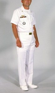 Navy summer white uniform