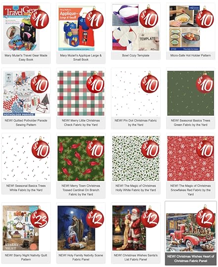 Shop Christmas and Holiday Fabrics at Nancy Zieman Productions at ShopNZP.com 2024