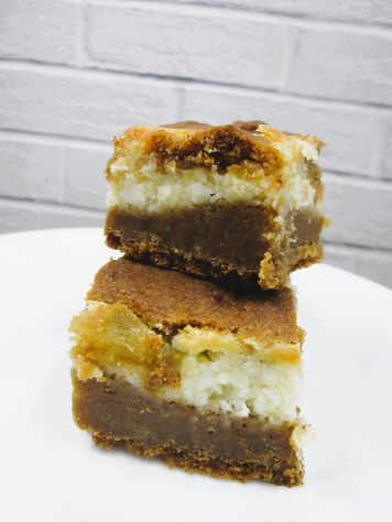 Bready or Not: Gingerbread Cookie Cheesecake Bars