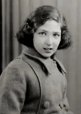 Lore Segal in 1939, around the age of 11