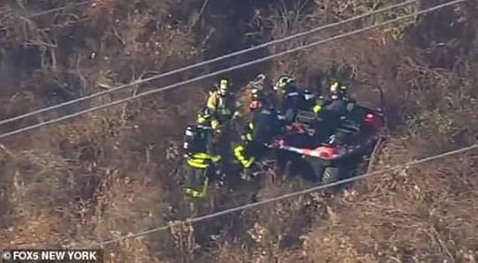 In New Jersey, firefighters have been asked to wear hazmat suits if they need to handle a drone that has crashed