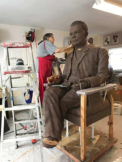 Booker T Washington Sculpture for Sale - In Progress