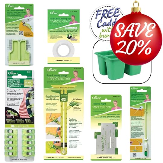 Clover Sewing Notions Bundle with Caddy Available Exclusively at Nancy Zieman Productions at ShopNZP.com