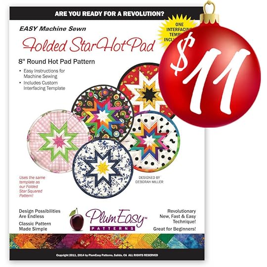 Folded Star Pot Holder Sewing Pattern available at Nancy Zieman Productions at ShopNZP.com