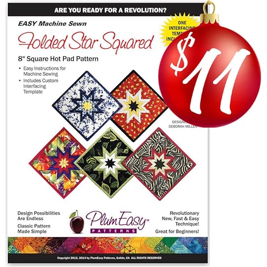 Folded Star Pot Holder Pattern available at Nancy Zieman Productions at ShopNZP.com