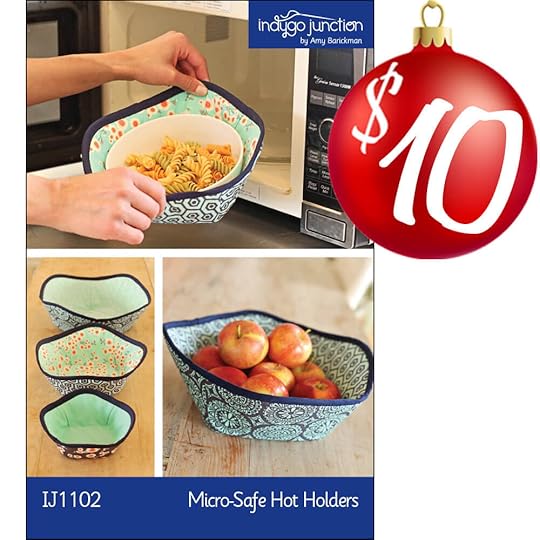 Micro Safe Bowl Holder Pattern available at Nancy Zieman Productions at ShopNZP.com