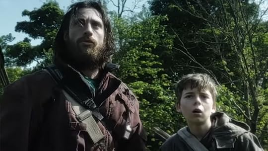 Aaron Taylor-Johnson and Alfie Williams in 28 Years Later