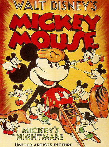 Mickey Mouse in Mickey's Nightmare (1932)