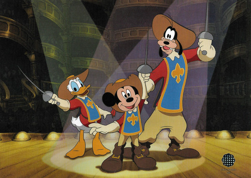 Mickey Mouse, Donald Duck and Goofy in The Three Musketeers (2004)